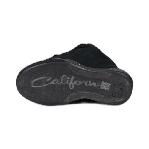 Suede Mid Vamp Sneakers / Black