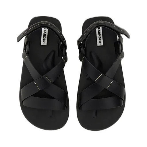 Jil Sander Touch-Strap Open-Tote Sandals