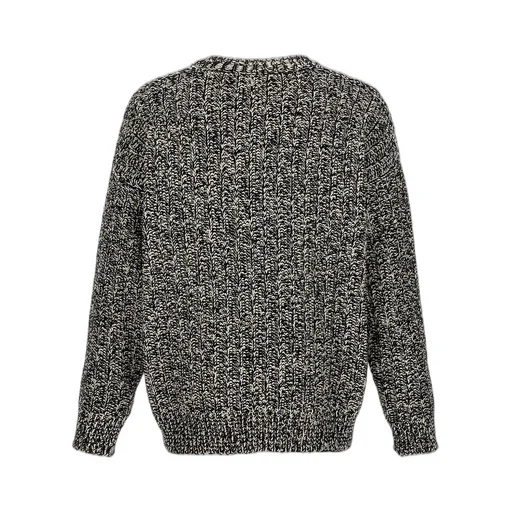 Jil Sander Logo Jacquard Crewneck Sweater