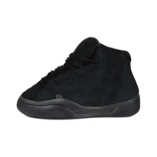 Suede Mid Vamp Sneakers / Black