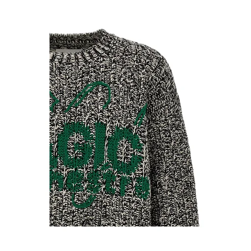 Jil Sander Logo Jacquard Crewneck Sweater