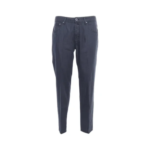 Jacob Cohen Scott Cropped Herringbone Pants