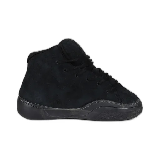 Suede Mid Vamp Sneakers / Black