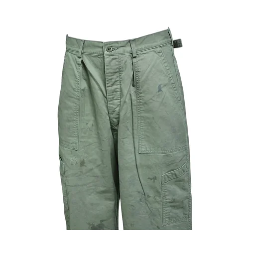Repaired Usaf Mechanic Pants / Aged Sage Grn