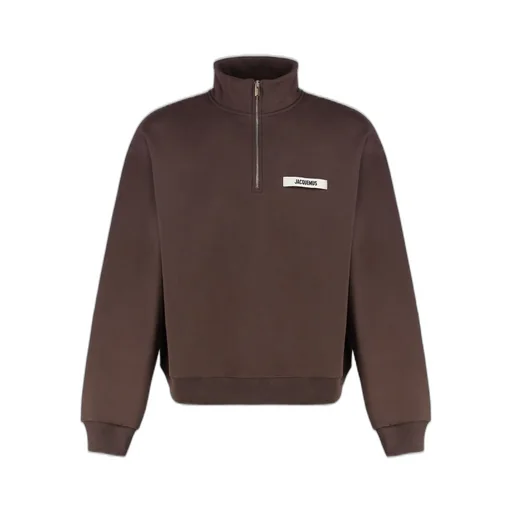 Jacquemus Logo Patch High-Neck Sweatshirt