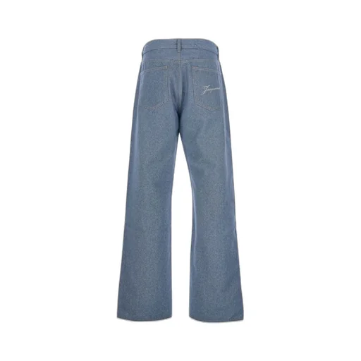 Jacquemus Logo Embroidered Straight-Leg Jeans