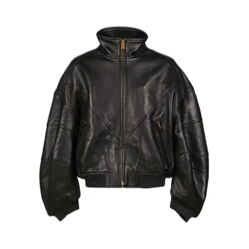 Ruff Rider Leather Jacket / Blk