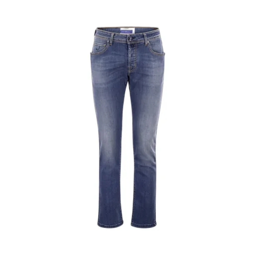 Jacob Cohen Nick Logo Patch Straight-Leg Jeans