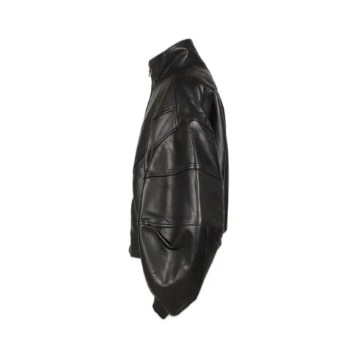 Ruff Rider Leather Jacket / Blk