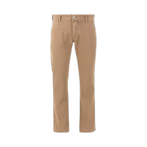 Jacob Cohen Logo Patch Slim Fit Trousers