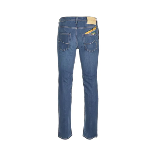 Jacob Cohen Lenny Logo Patch Slim-Cut Jeans
