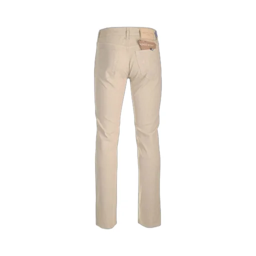 Jacob Cohen Barb Logo Patch Slim-Cut Trousers