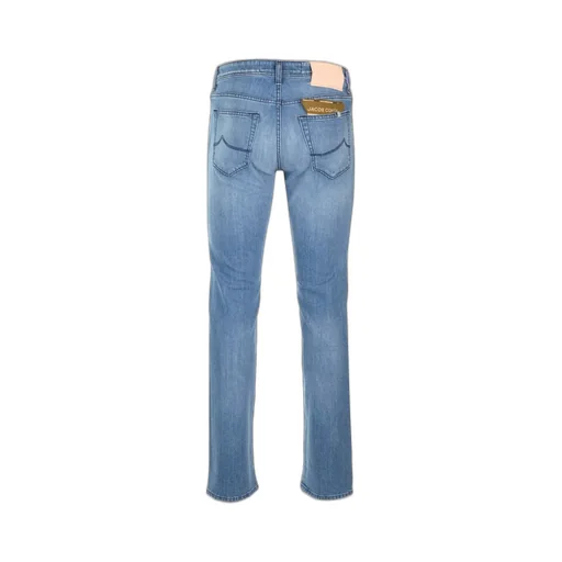 Jacob Cohen Logo-Patch Straight-Leg Jeans