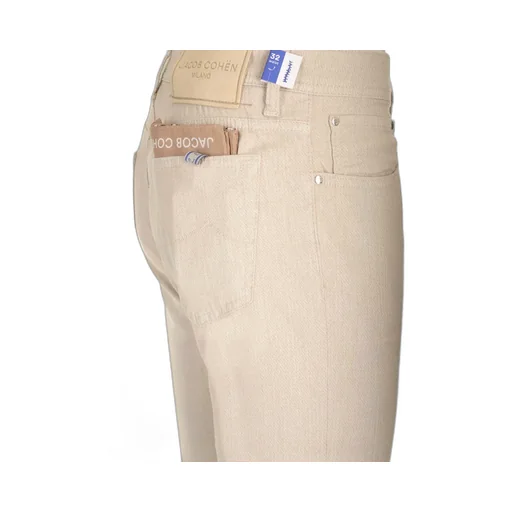Jacob Cohen Barb Logo Patch Slim-Cut Trousers