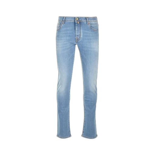 Jacob Cohen Nick Logo Patch Slim-Fit Jeans