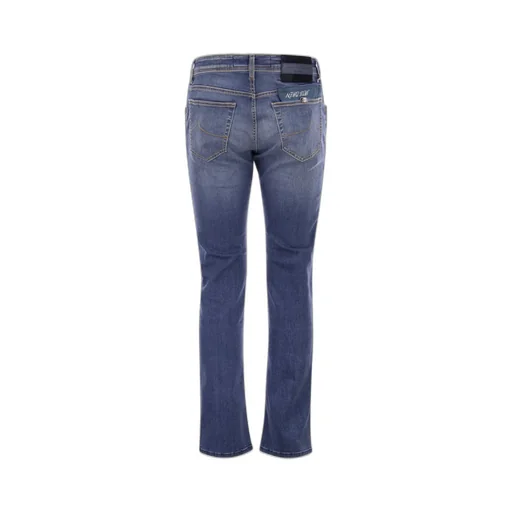 Jacob Cohen Nick Logo Patch Straight-Leg Jeans