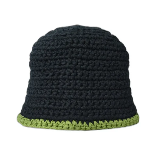 Knitted Hat / Nd Black / Black / Cedar Green