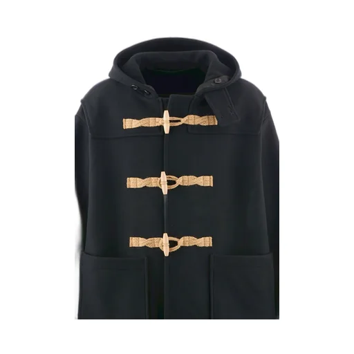 Duffle Coat/Hooded / Black