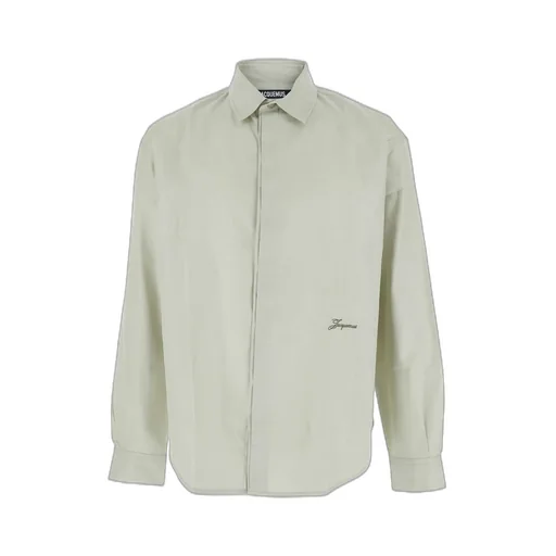 Jacquemus Long-Sleeved Curved Hem Shirt