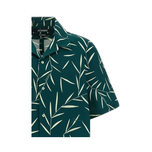 Jacquemus Leaf Printed Short-Sleeved Shirt