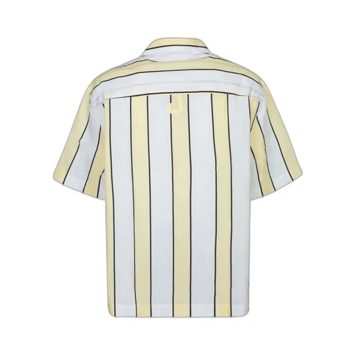 Jacquemus Logo Embroidered Striped Shirt