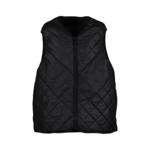 Tech Reversible British Hunter Fur Vest / Blk