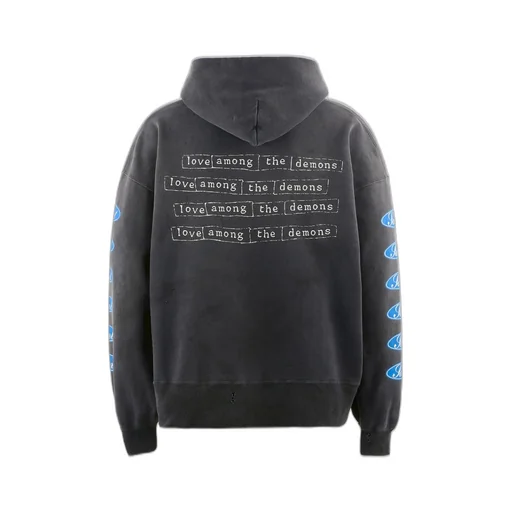Hoodie/Love Among / Black