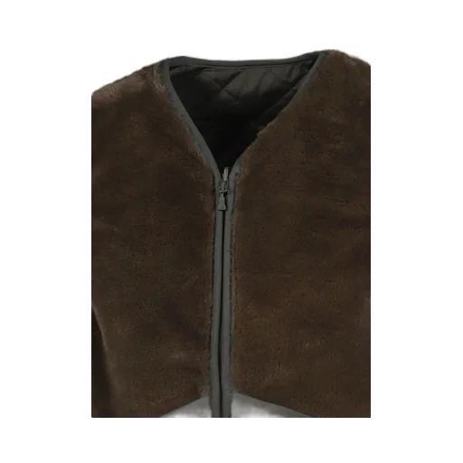 Tech Reversible British Hunter Fur Vest / D.Grn