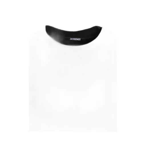 Jacquemus Logo Embroidered Straight Hem T-Shirt