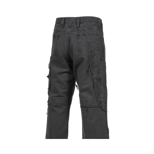 Cargo Pants Scrap / Worn Black