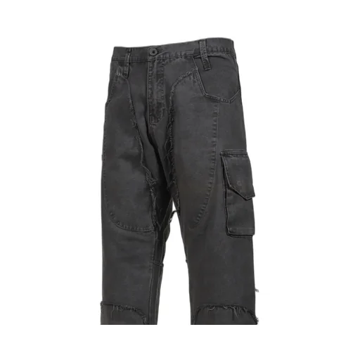 Cargo Pants Scrap / Worn Black