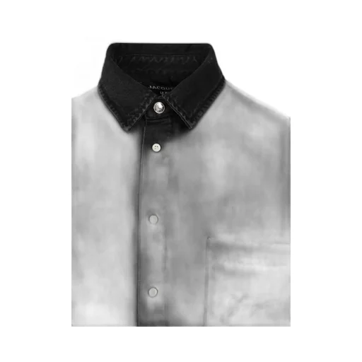 Jacquemus Logo Embroidered Button-Up Shirt