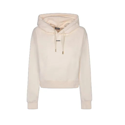 Jacquemus Logo Patch Drawstring Hoodie