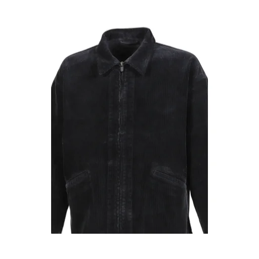 Corduroy Zip Jacket / Black