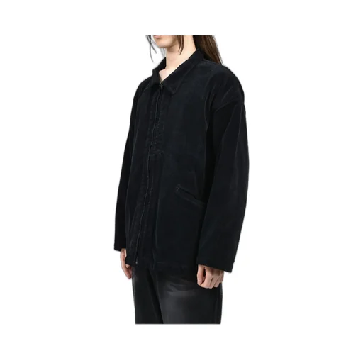 Corduroy Zip Jacket / Black