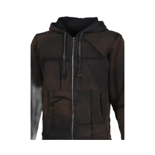 Zipup Hoodie Scrap / Potassium Blk