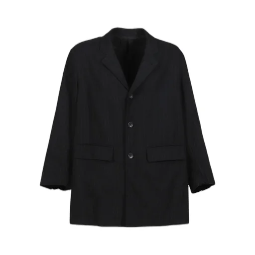 Pin Stripe Bebop Jacket / Black