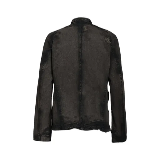12Oz Denim Blouse / Dark Brown