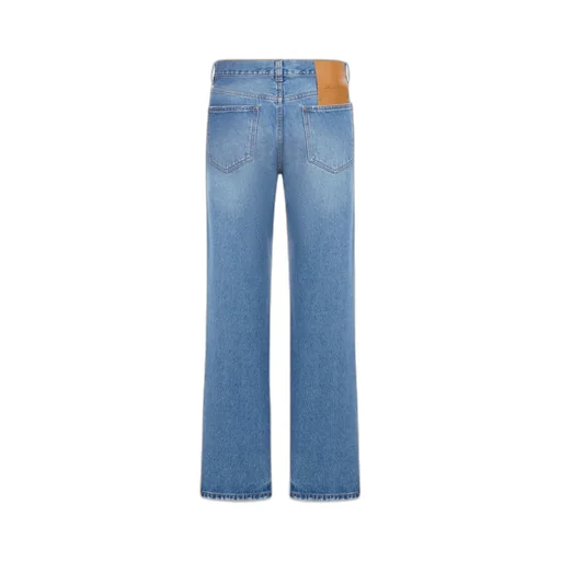 Jacquemus Logo Patch Straight Leg Jeans