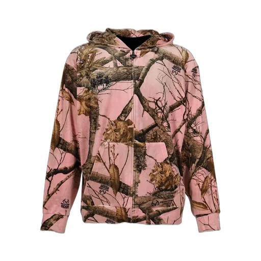 Realtree Velor Hoodie / Pink Edge
