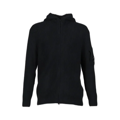 Knw Cardigan In Fleece Knit / Blk