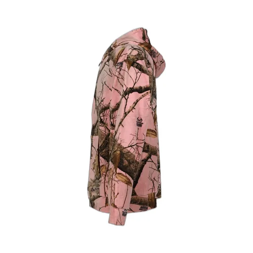 Realtree Velor Hoodie / Pink Edge