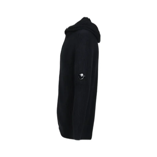 Knw Cardigan In Fleece Knit / Blk
