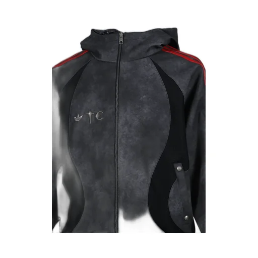 Tc Tg Lthr Jkt / Blk/Antique Sil