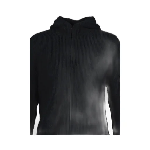 Knw Cardigan In Fleece Knit / Blk