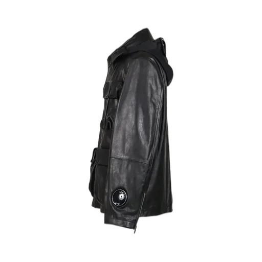 Medium Jacket In Leather / Blk