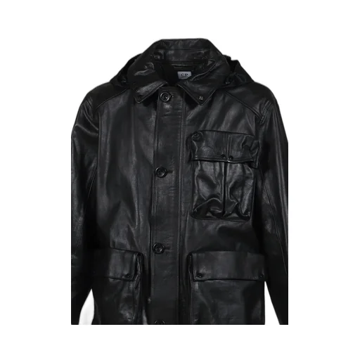 Medium Jacket In Leather / Blk