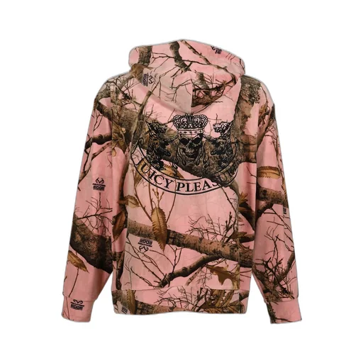 Realtree Velor Hoodie / Pink Edge