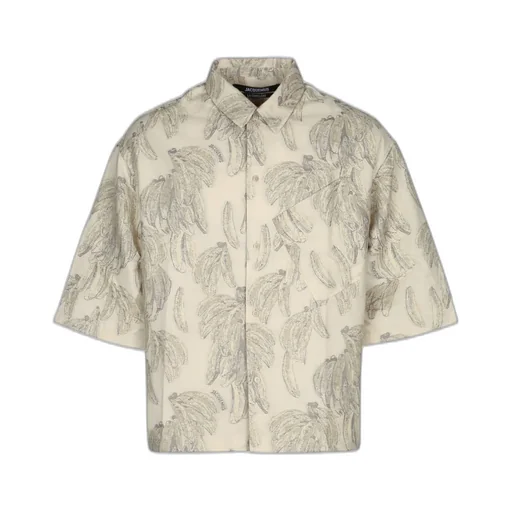 Jacquemus The Aloe Banana Jacquard Boxy Shirt