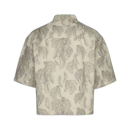 Jacquemus The Aloe Banana Jacquard Boxy Shirt